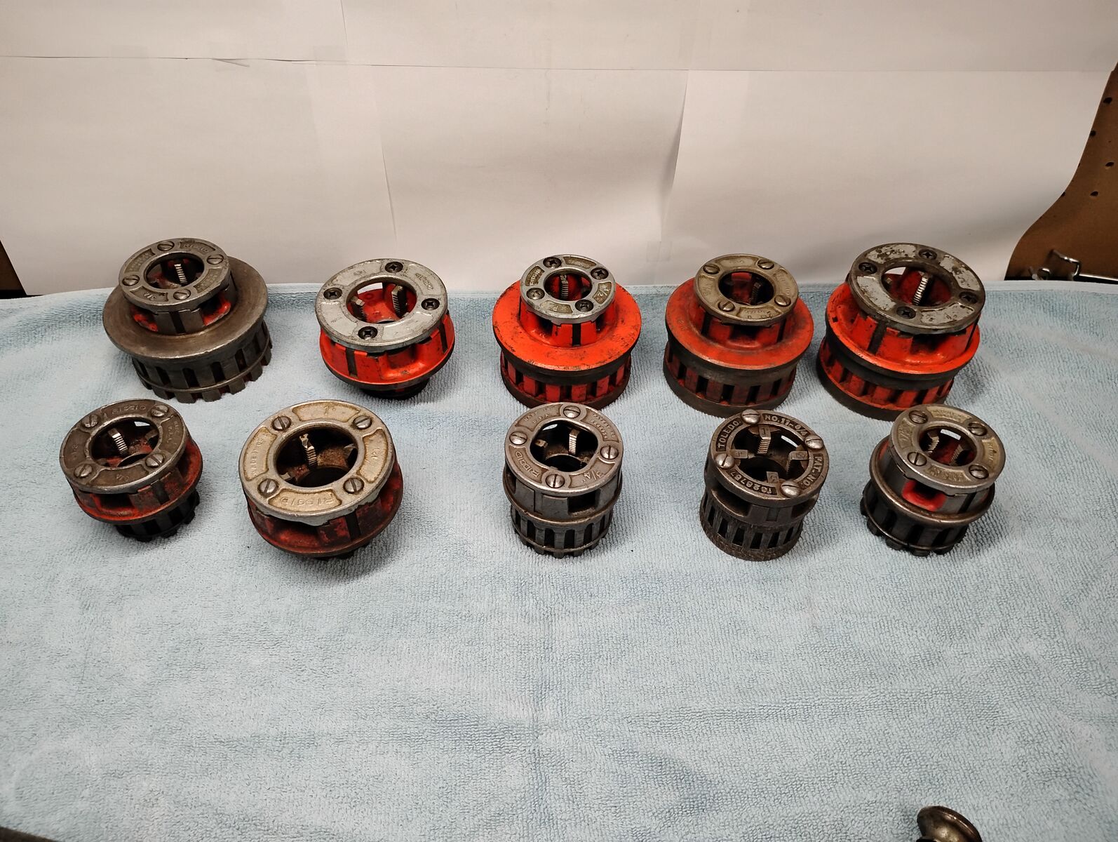 RIDGID / TOLEDO 1/2 - 3/4 - 1 in Pipe Threading Kit