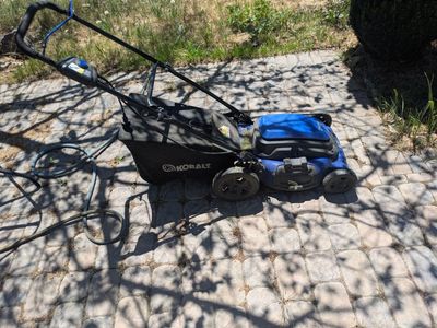 kobalt electric plug-in lawn mower
