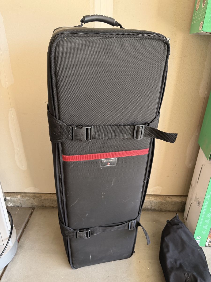 Lightware Rolling Cargo Case for photography with extras