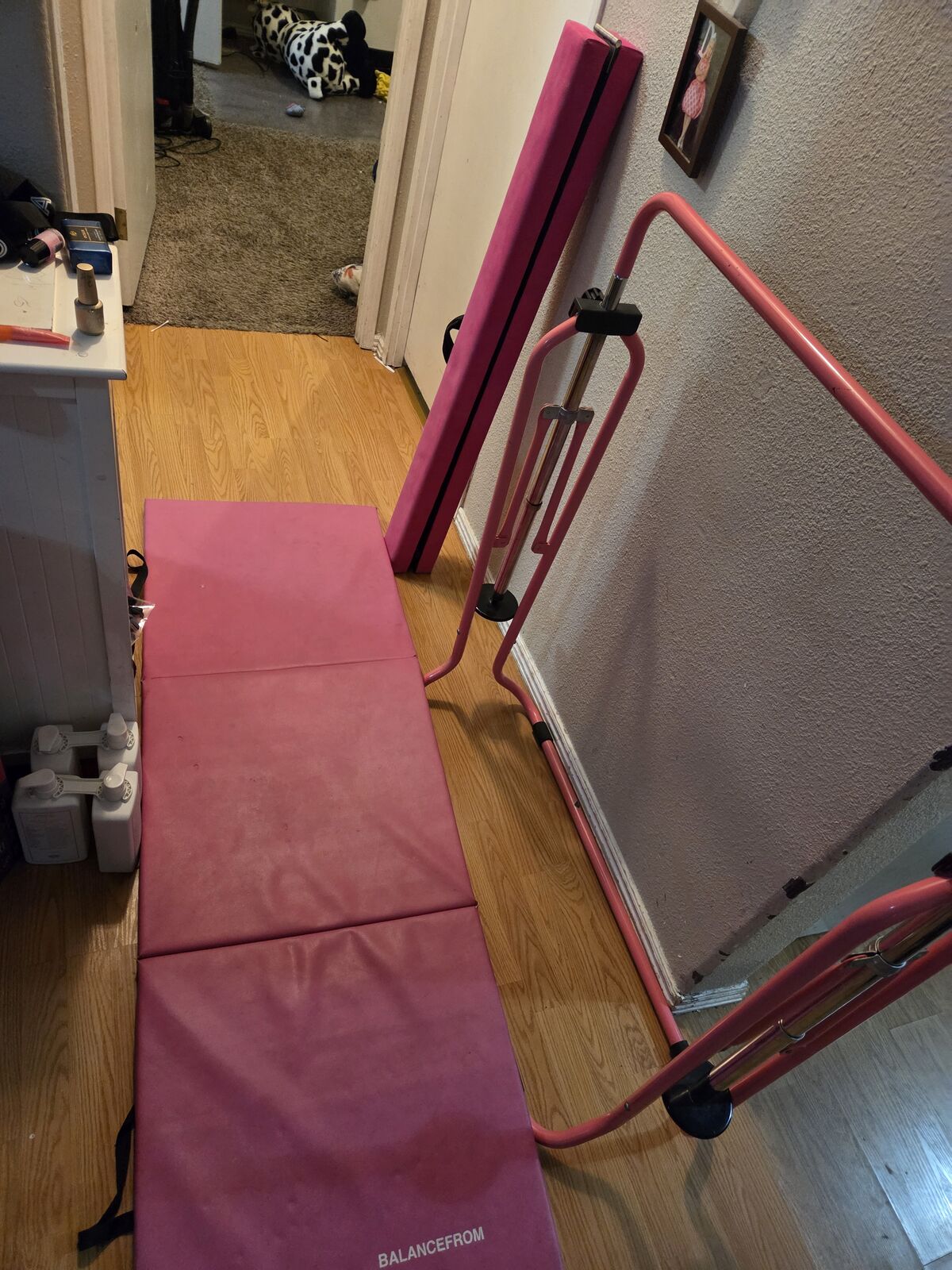 Gymnastics Bar,Beam & Mat