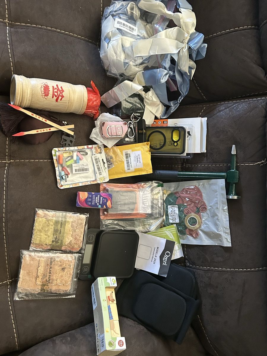 Assorted Items Lot - Various Categories, New Condition - Phone Accessories, Craft Supplies, and More
