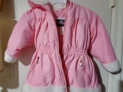 little girl pink coat