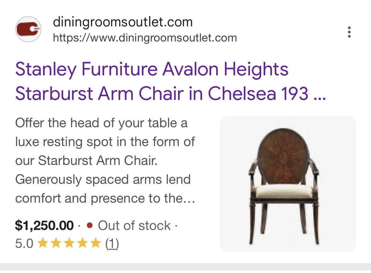 Stanley Starburst Chairs