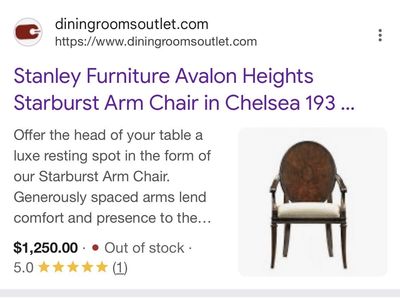 Stanley Starburst Chairs