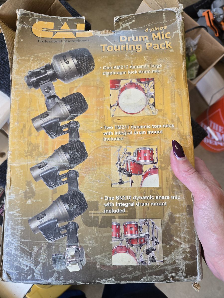 Various Sound & Extension Cord Drum Microphone