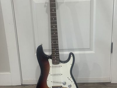 Fender Squier Sunburst Stratacaster Electric Guitar