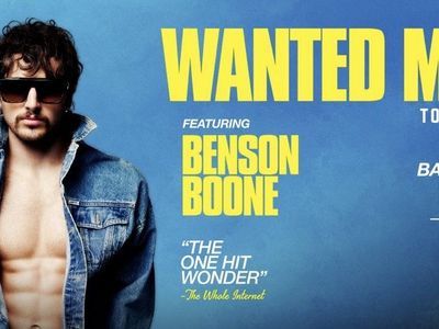 Benson Boone WANTED MAN TOUR 2026 LAS VEGAS