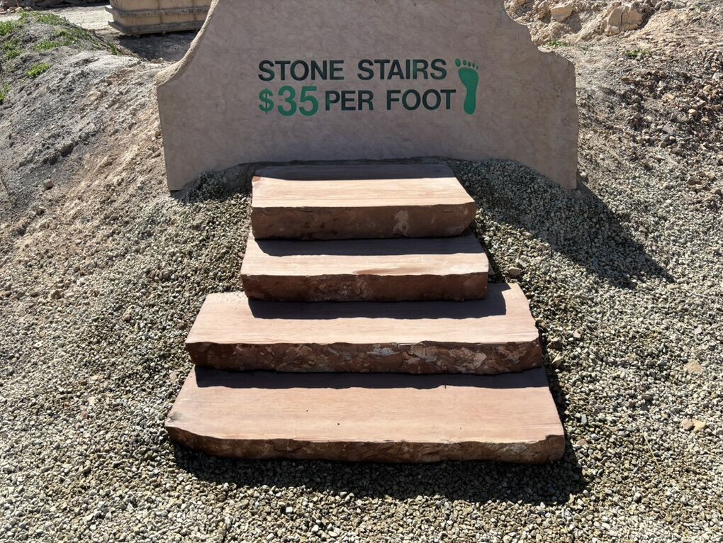 Red Sandstone Steps