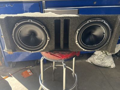 loaded Dual 10 Subwoofer Enclosure