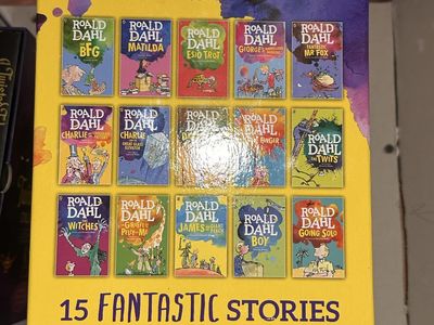 Roald Dahl 15 Fantastic Stories Collection Illustrated by Quentin Blake Box Set - Children's Books