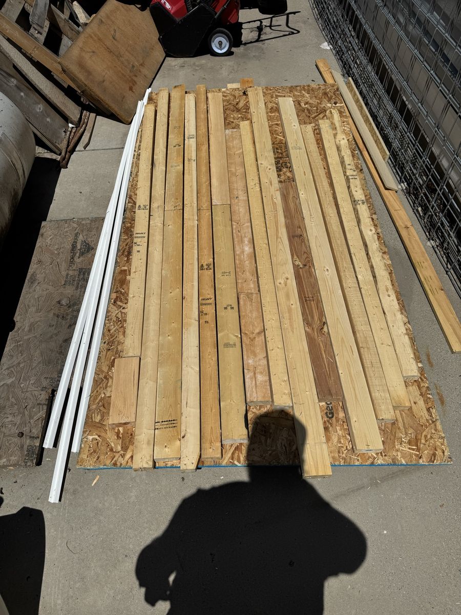 Partial non complete wood shed