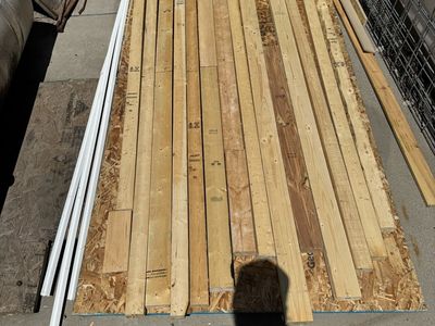 Partial non complete wood shed
