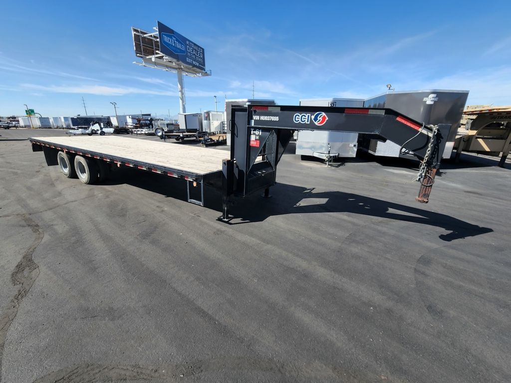 2017 Big Bubba's Trailers USED 8.5X24 Gooseneck 14K Equipment Trailer