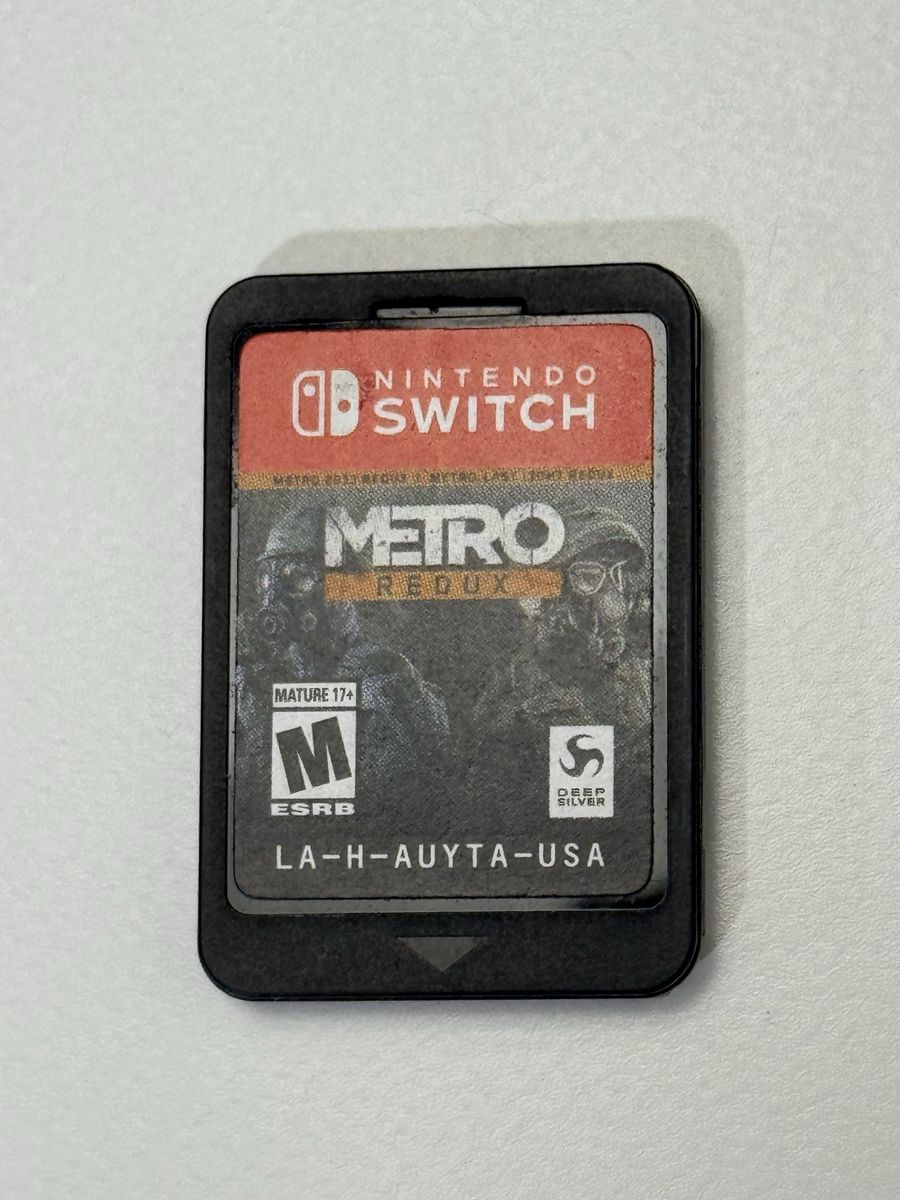 Nintendo Switch Game / Metro Redux / Good Condition