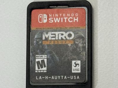 Nintendo Switch Game / Metro Redux / Good Condition