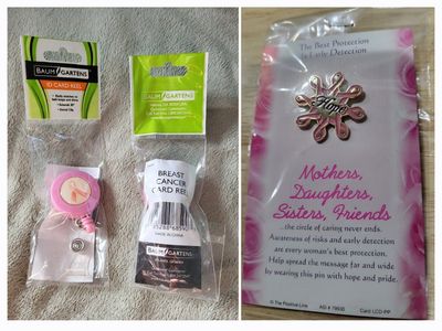 **NEW BREAST CANCER AWARENESS ITEMS**