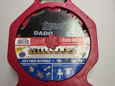 Freud 8 In. Professional Stacked Dado