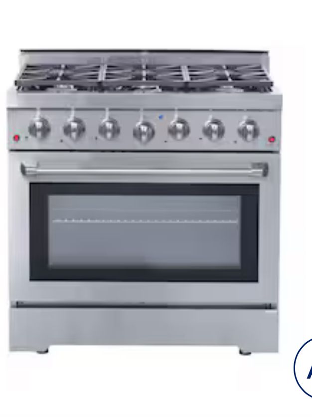NXR Duro 6 burner gas range
