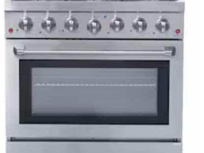 NXR Duro 6 burner gas range