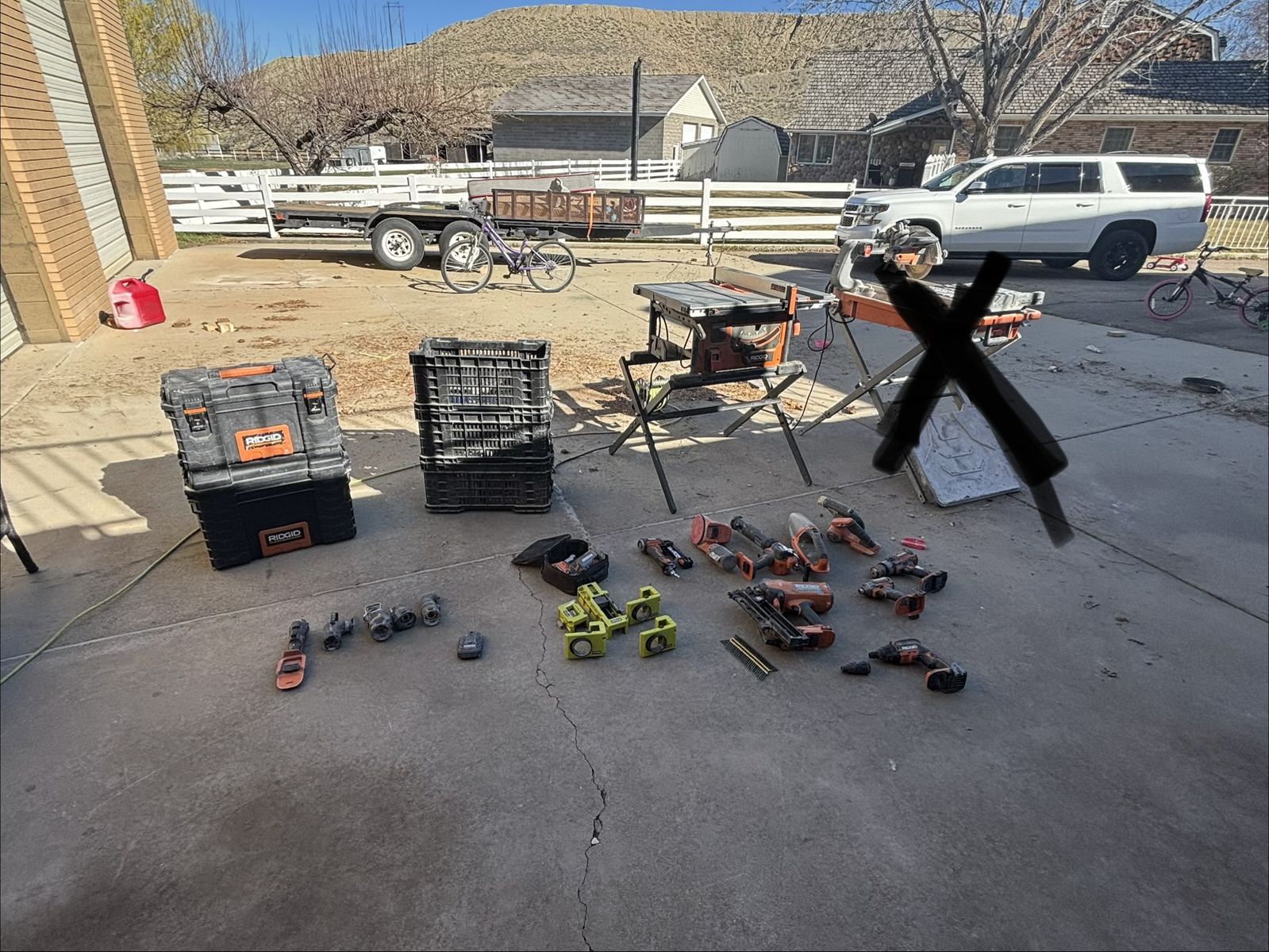 RIDGID tool lot