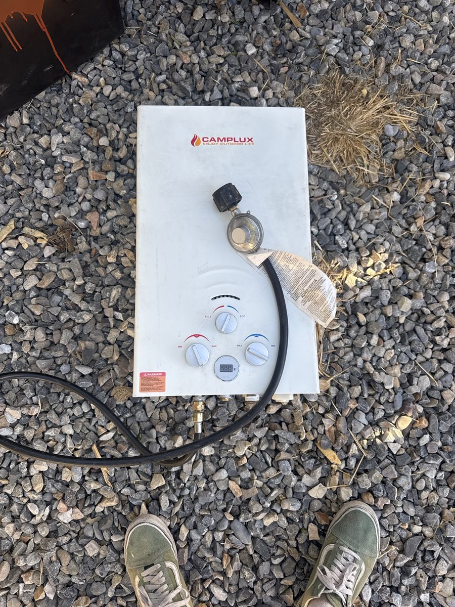 Camplux Portable Tankless Propane Water Heater Outdoor Camping