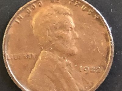 1922 Copper Cent No D