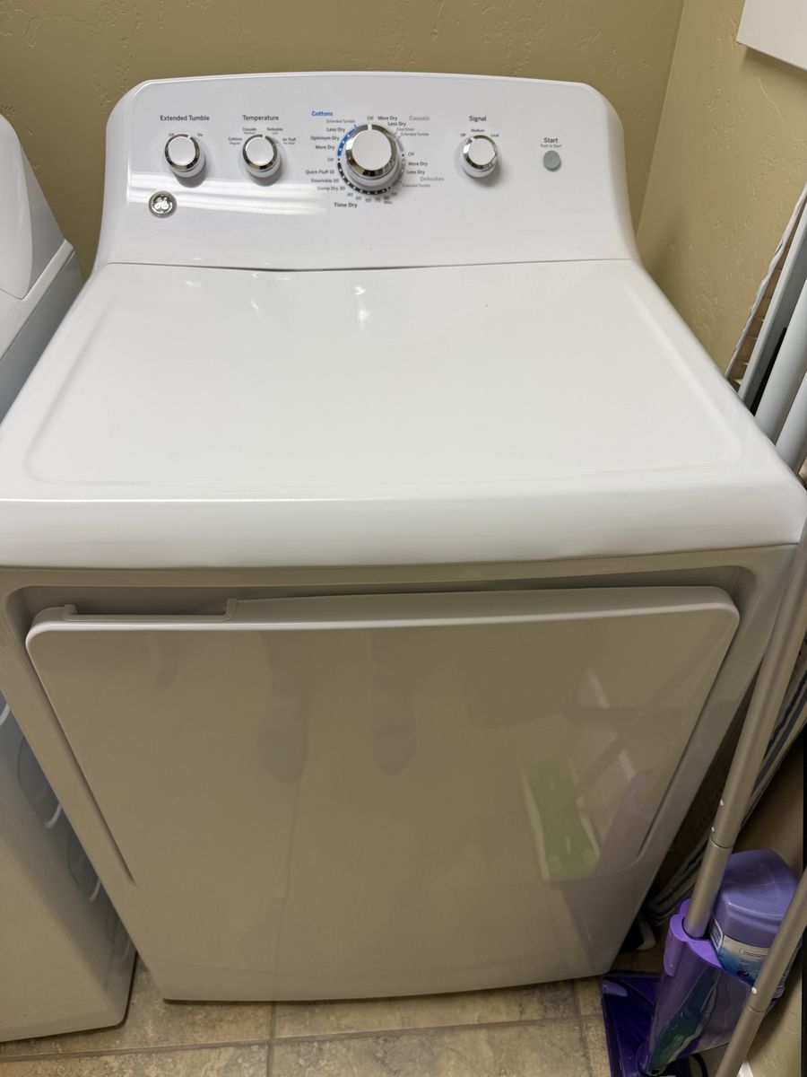 Used GE Gas Dryer White