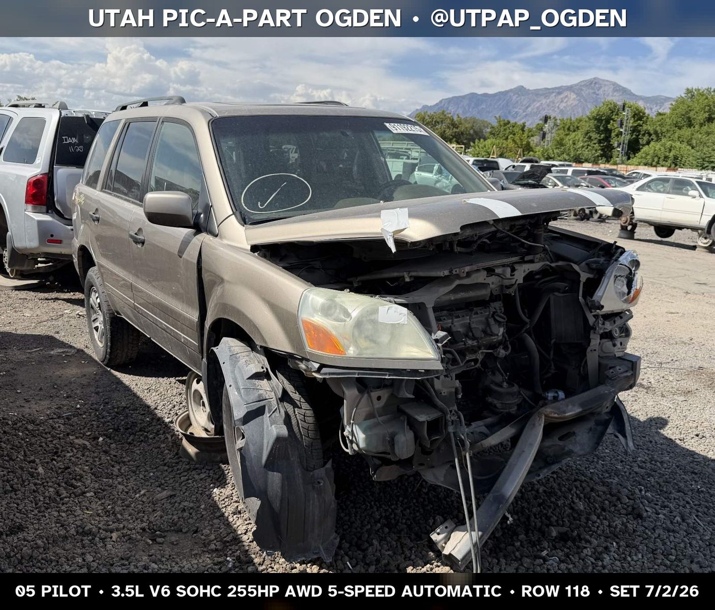 2005 Honda Pilot Parts - UTPAP Ogden