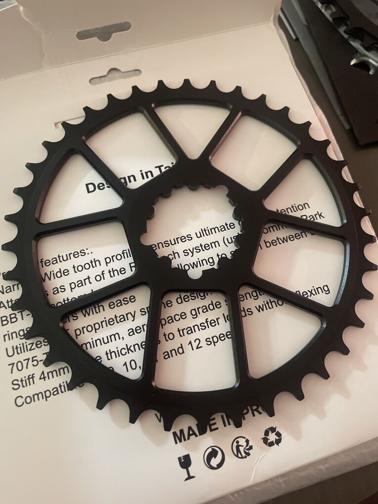 38t Chainring, 3mm Offset, GXP 3 Bolt