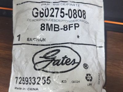 Gates G60275-0808 8MB-8FP Part (Made in China) MORB MALE O RING BOSS to female pipe