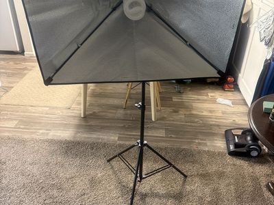 USDIQ Photography Softbox Light Kit with Stand and Bulb