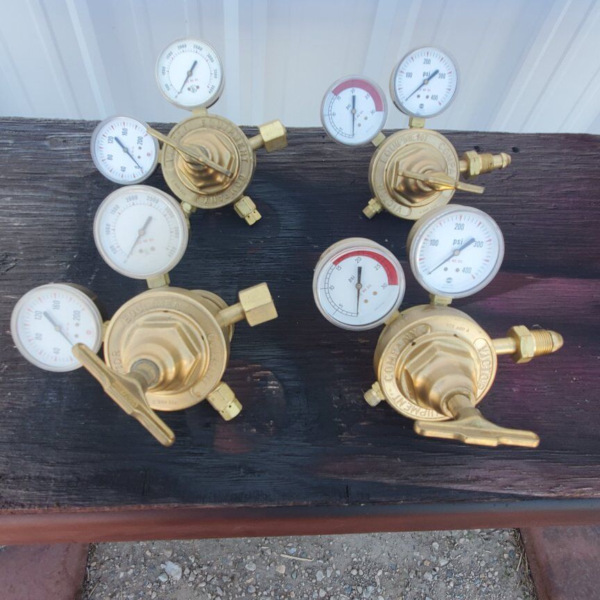 acetylene welding and cutting regulator gauge set