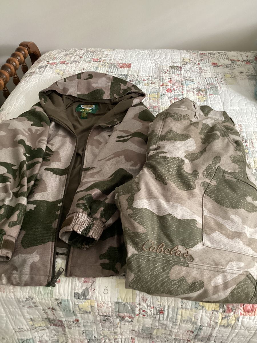 Camo pants and coat