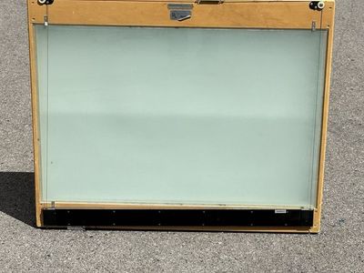 Vintage Hamilton Manufacturing Co. Wooden Light Table / Tracing Board Drafting/Architecture
