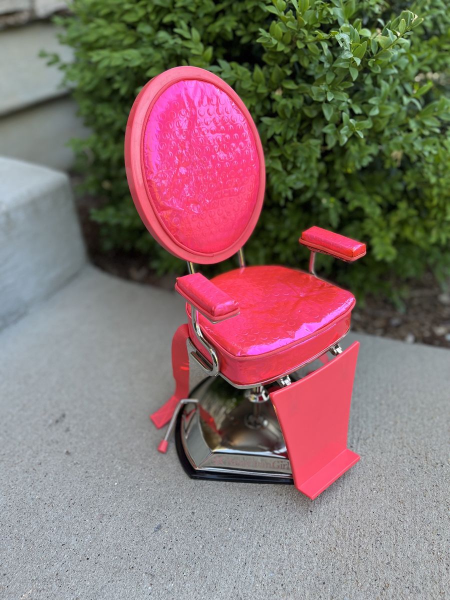 Pink American Girl Doll Sparkly Hair Salon Styling Chair | $20 OBO
