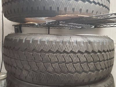 Four New Bridgestone Load E LT 275 65 20 Take Off Tires