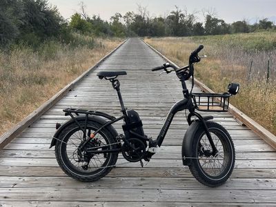 Rad Power Bikes RadExpand 5 E-Bike w/ Accessories & Extra Battery - Black, Folding Frame