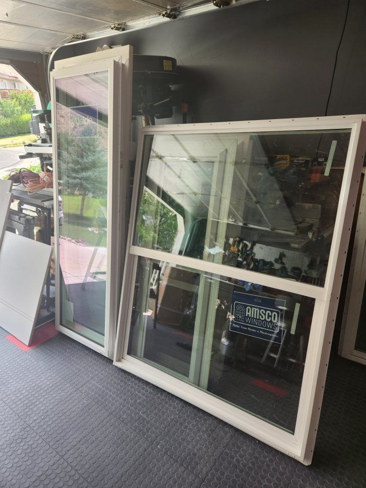 5 windows alside amsco picture and single hung sliders