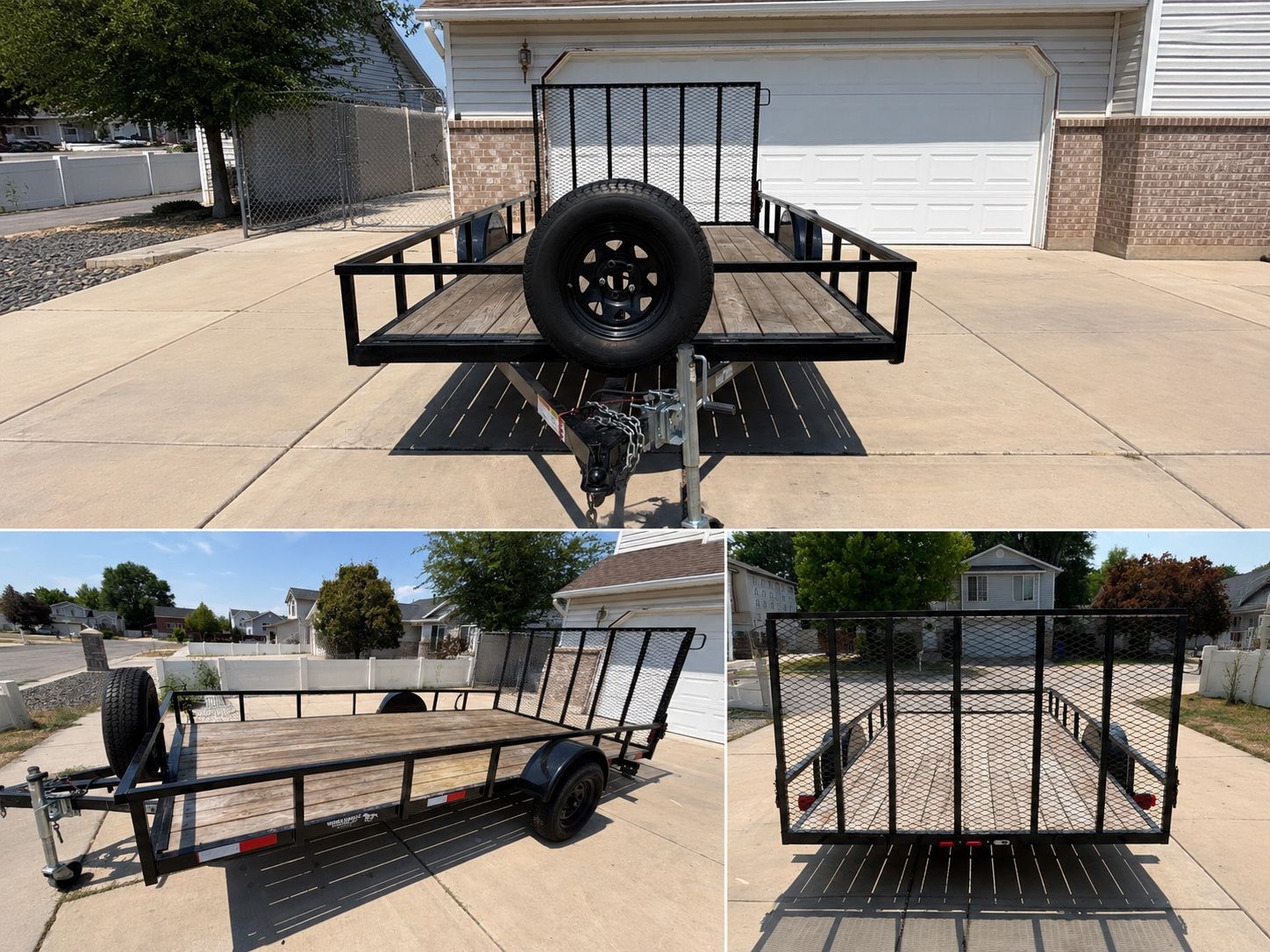 Big Bubbas 7x14 Trailer w/ Mesh Gate Ramp