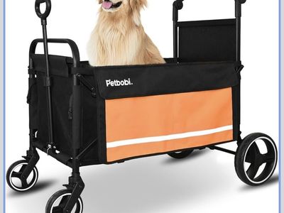 New Dog Wagon/Stroller With Ramp, All Terrain