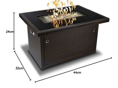 Outdoor Propane Gas Fire Table