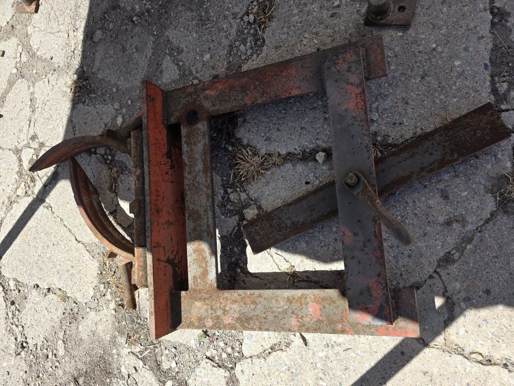 forklift 55 gallon drum gripper