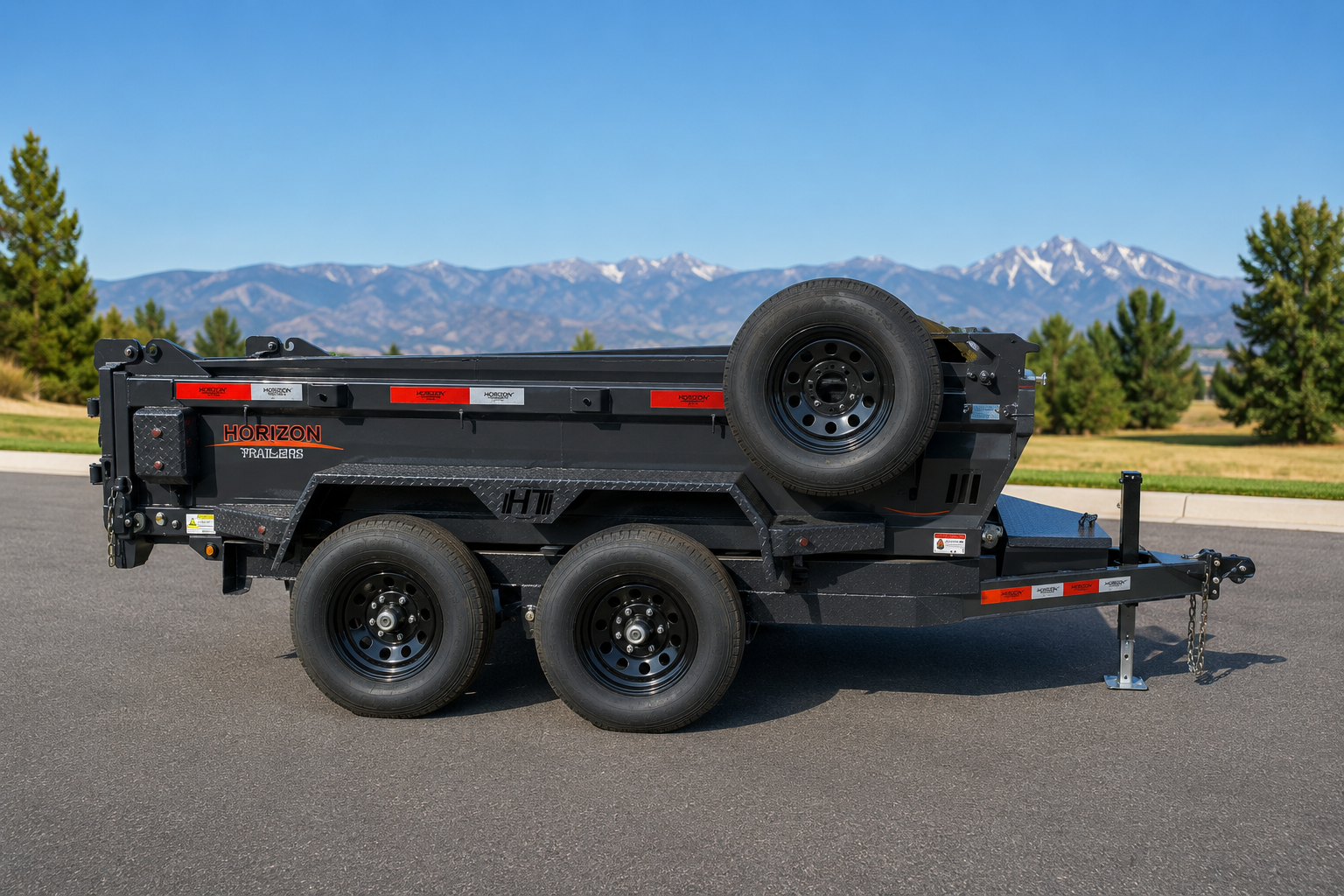 5X10 Horizon Dump Trailer Rental