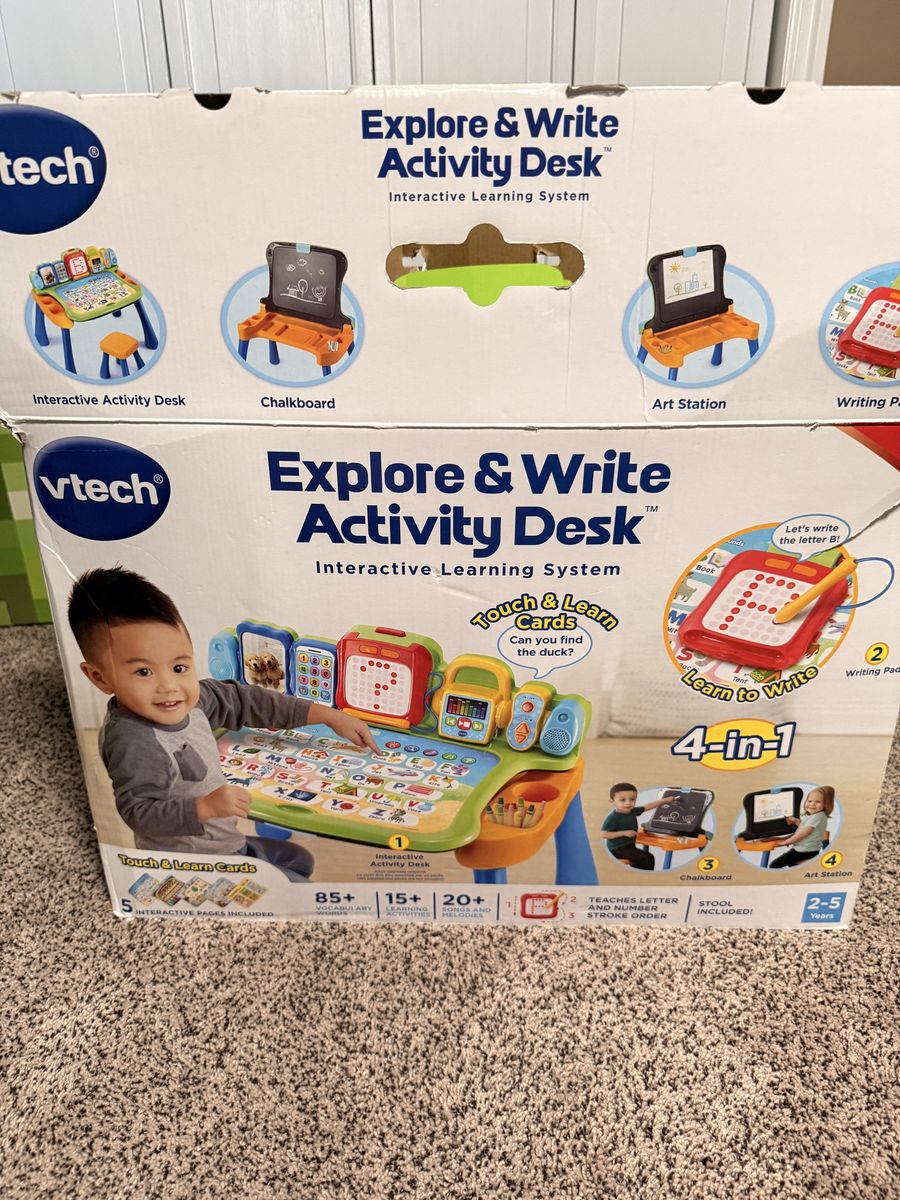Vtech explore and write activity desk