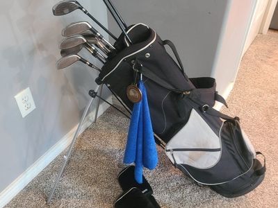 +1" left handed men's golf club set