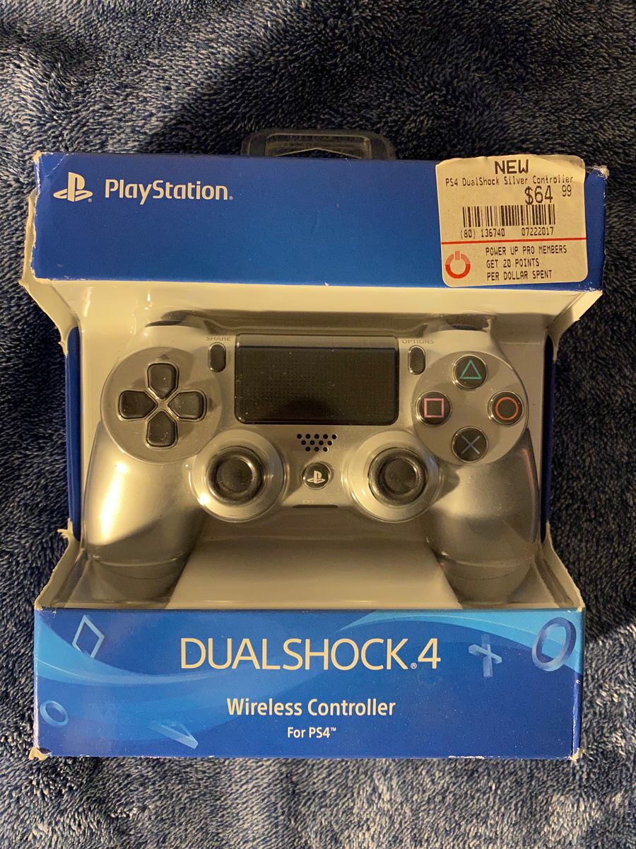 NIB Sony PlayStation 4 DualShock 4 Wireless Controller - Silver