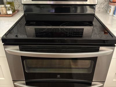 LG Stainless Glass top Range