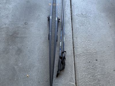 JXC Optima Waxless Cross Country Skis with Poles - 185 cm