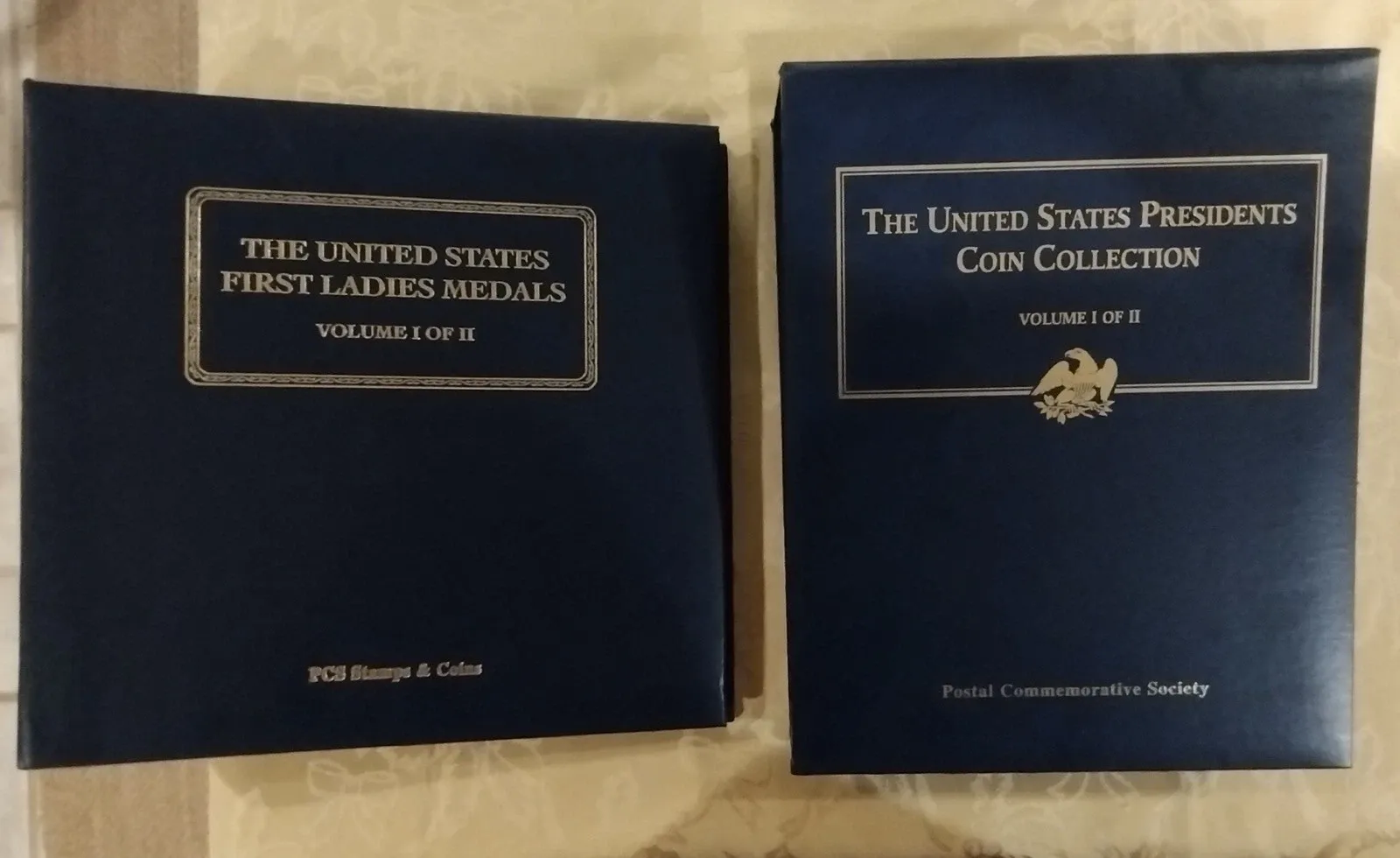Presidential Dollar Coins Collector Album & Wives Medals Album 24 ct Gold Plated