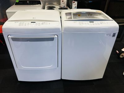 Lg Hydro Shield Electric Top Load Set